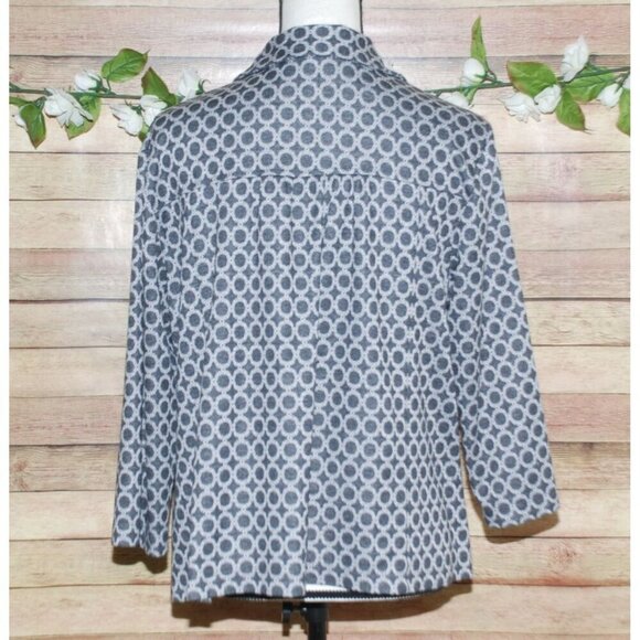 Elementz Gray Lightweight Jacket Size XL 3/4 Sleeve Single Button Career Office - Picture 5 of 9